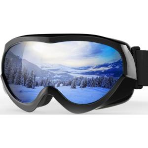imageOutdoorMaster Kids Ski Goggles  Helmet Compatible Snow Goggles for Boys ampamp Girls with 100 UV ProtectionVlt 10