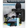 imageOutdoorMaster Boot Bag  Hard Case Ski Boots and Snowboard Boots Bag Excellent for Travel with Waterproof Exterior ampamp Bottom  for Men Women and Youth 65L