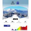 imageOutdoorMaster Falcon Ski Goggles Lens by ZEISS OTG Snowboard Goggles Antifog Magnetic Interchangeable Lens Snow GogglesAgray Vlt 13  Yellowlens