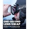 imageOutdoorMaster Falcon Ski Goggles Lens by ZEISS OTG Snowboard Goggles Antifog Magnetic Interchangeable Lens Snow GogglesAgray Vlt 13  Yellowlens
