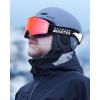 imageOutdoorMaster Falcon Ski Goggles Lens by ZEISS OTG Snowboard Goggles Antifog Magnetic Interchangeable Lens Snow GogglesAhydrored Vlt 25  Yellowlens