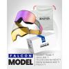 imageOutdoorMaster Falcon Ski Goggles Lens by ZEISS OTG Snowboard Goggles Antifog Magnetic Interchangeable Lens Snow GogglesAorchid Vlt 21  Yellowlens