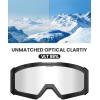 imageOutdoorMaster Falcon Ski Goggles Lens by ZEISS OTG Snowboard Goggles Antifog Magnetic Interchangeable Lens Snow GogglesLensclear Vlt 99
