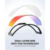 imageOutdoorMaster Falcon Ski Goggles Lens by ZEISS OTG Snowboard Goggles Antifog Magnetic Interchangeable Lens Snow GogglesLensfuchsia Vlt 45