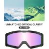 imageOutdoorMaster Falcon Ski Goggles Lens by ZEISS OTG Snowboard Goggles Antifog Magnetic Interchangeable Lens Snow GogglesLensfuchsia Vlt 45