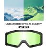 imageOutdoorMaster Falcon Ski Goggles Lens by ZEISS OTG Snowboard Goggles Antifog Magnetic Interchangeable Lens Snow GogglesLenslightgreen Vlt 80