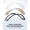 imageOutdoorMaster Falcon Ski Goggles Lens by ZEISS OTG Snowboard Goggles Antifog Magnetic Interchangeable Lens Snow GogglesLenspolarisedbrown Vlt 25