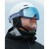 imageOutdoorMaster Heron Ski Goggles with 2 Lens Frameless Magnetic Interchangeable HD Toric Lens OTG Snowboard GogglesAblueframe Revoblue Vlt 16  Yellowlens