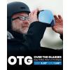 imageOutdoorMaster Heron Ski Goggles with 2 Lens Frameless Magnetic Interchangeable HD Toric Lens OTG Snowboard GogglesAblueframe Revoblue Vlt 16  Yellowlens