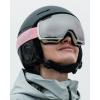 imageOutdoorMaster Heron Ski Goggles with 2 Lens Frameless Magnetic Interchangeable HD Toric Lens OTG Snowboard GogglesAwhiteframe Rose Vlt 28  Yellowlens
