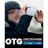 imageOutdoorMaster Heron Ski Goggles with 2 Lens Frameless Magnetic Interchangeable HD Toric Lens OTG Snowboard GogglesAwhiteframe Silver Vlt 10  Yellowlens