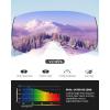 imageOutdoorMaster Heron Ski Goggles with 2 Lens Frameless Magnetic Interchangeable HD Toric Lens OTG Snowboard GogglesLensfuchsia Vlt 45