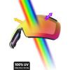 imageOutdoorMaster Heron Ski Goggles with 2 Lens Frameless Magnetic Interchangeable HD Toric Lens OTG Snowboard GogglesLensfuchsia Vlt 45