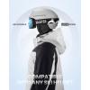 imageOutdoorMaster Heron Ski Goggles with 2 Lens Frameless Magnetic Interchangeable HD Toric Lens OTG Snowboard GogglesLenslightblue Vlt 60