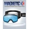 imageOutdoorMaster Heron Ski Goggles with 2 Lens Frameless Magnetic Interchangeable HD Toric Lens OTG Snowboard GogglesLenslightblue Vlt 60