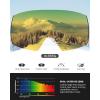 imageOutdoorMaster Heron Ski Goggles with 2 Lens Frameless Magnetic Interchangeable HD Toric Lens OTG Snowboard GogglesLenslightorange 65