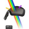 imageOutdoorMaster Heron Ski Goggles with 2 Lens Frameless Magnetic Interchangeable HD Toric Lens OTG Snowboard GogglesLenspolarized Black Vlt 9