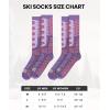 imageOutdoorMaster Merino Wool Ski Socks 23 Pairs Compression Over The Calf for Men ampamp Women Winter Snowboard Thermal SocksPurple
