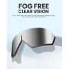 imageOutdoorMaster Seagull Dirt Bike Goggles Motorcycle Goggles Foldable ATV Goggles for Men Women YouthBlpvlt 10 Silver