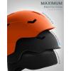 imageOutdoorMaster Ski Helmet SetSnowboard Helmet with Goggles for Adults  Durable PC Shell Protective EPS Foam ampamp 10 Cooling Vents Snow Helmets for Men Women ampamp YouthMatte Orange