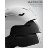 imageOutdoorMaster Ski Helmet SetSnowboard Helmet with Goggles for Adults  Durable PC Shell Protective EPS Foam ampamp 10 Cooling Vents Snow Helmets for Men Women ampamp YouthMatte White