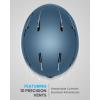 imageOutdoorMaster Ski Helmet SetSnowboard Helmet with Goggles for Adults  Durable PC Shell Protective EPS Foam ampamp 10 Cooling Vents Snow Helmets for Men Women ampamp YouthMatte Harbor Blue
