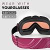 imageOutdoorMaster OTG Ski Goggles  Over Glasses SkiSnowboard Goggles for Men Women ampamp Youth  100 UV ProtectionA3vlt 28