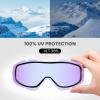 imageOutdoorMaster OTG Ski Goggles  Over Glasses SkiSnowboard Goggles for Men Women ampamp Youth  100 UV ProtectionRose Vlt 36