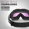 imageOutdoorMaster OTG Ski Goggles  Over Glasses SkiSnowboard Goggles for Men Women ampamp Youth  100 UV ProtectionVlt 18