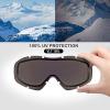 imageOutdoorMaster OTG Ski Goggles  Over Glasses SkiSnowboard Goggles for Men Women ampamp Youth  100 UV ProtectionVlt 18