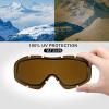 imageOutdoorMaster OTG Ski Goggles  Over Glasses SkiSnowboard Goggles for Men Women ampamp Youth  100 UV ProtectionVlt 24