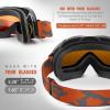 imageOutdoorMaster OTG Ski Goggles  Over Glasses SkiSnowboard Goggles for Men Women ampamp Youth  100 UV ProtectionVlt 25