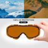 imageOutdoorMaster OTG Ski Goggles  Over Glasses SkiSnowboard Goggles for Men Women ampamp Youth  100 UV ProtectionVlt 25