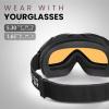 imageOutdoorMaster OTG Ski Goggles  Over Glasses SkiSnowboard Goggles for Men Women ampamp Youth  100 UV ProtectionVlt 65