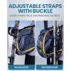 imageOutdoorMaster Ski Boot Bag 65L Waterproof Ski Snowboard Boots Shoulder Pad Skiing Backpack for Helmets Goggles Men ampamp WomenBlueyellow