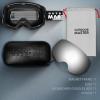 imageOutdoorMaster Ski Goggles PRO  Frameless Interchangeable Lens 100 UV400 Protection Snow Goggles for Men ampamp WomenA0blackframe Revosilverlens Vlt10