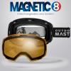 imageOutdoorMaster Ski Goggles PRO  Frameless Interchangeable Lens 100 UV400 Protection Snow Goggles for Men ampamp WomenA2blackframe Orangelens Vlt65