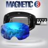 imageOutdoorMaster Ski Goggles PRO  Frameless Interchangeable Lens 100 UV400 Protection Snow Goggles for Men ampamp WomenA2blackframe Revobluelens Vlt15