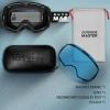 imageOutdoorMaster Ski Goggles PRO  Frameless Interchangeable Lens 100 UV400 Protection Snow Goggles for Men ampamp WomenBlackframe Clearbluelens Vlt60