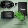 imageOutdoorMaster Ski Goggles PRO  Frameless Interchangeable Lens 100 UV400 Protection Snow Goggles for Men ampamp WomenBlackframe Cleargreenlens Vlt80