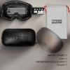 imageOutdoorMaster Ski Goggles PRO  Frameless Interchangeable Lens 100 UV400 Protection Snow Goggles for Men ampamp WomenBlackframe Orangerevosilverlens Vlt24