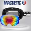 imageOutdoorMaster Ski Goggles PRO  Frameless Interchangeable Lens 100 UV400 Protection Snow Goggles for Men ampamp WomenBlackframe Revocolorfullens Vlt15