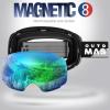 imageOutdoorMaster Ski Goggles PRO  Frameless Interchangeable Lens 100 UV400 Protection Snow Goggles for Men ampamp WomenBlackframe Revogreenlens Vlt18