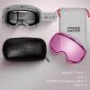imageOutdoorMaster Ski Goggles PRO  Frameless Interchangeable Lens 100 UV400 Protection Snow Goggles for Men ampamp WomenGreyframe Lightpinklens Vlt59