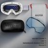 imageOutdoorMaster Ski Goggles PRO  Frameless Interchangeable Lens 100 UV400 Protection Snow Goggles for Men ampamp WomenPhotochromic Blue Vlt1883