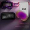 imageOutdoorMaster Ski Goggles PRO  Frameless Interchangeable Lens 100 UV400 Protection Snow Goggles for Men ampamp WomenPinkframe Purplerevoredlens Vlt45