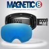 imageOutdoorMaster Ski Goggles PRO  Frameless Interchangeable Lens 100 UV400 Protection Snow Goggles for Men ampamp WomenPolarized Sapphire Vlt14