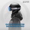 imageOutdoorMaster Ski Goggles PRO  Frameless Interchangeable Lens 100 UV400 Protection Snow Goggles for Men ampamp WomenPolarized Sapphire Vlt14
