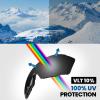 imageOutdoorMaster Ski Goggles PRO  Frameless Interchangeable Lens 100 UV400 Protection Snow Goggles for Men ampamp WomenZasian Fitblackstrap Sliver Vlt 10