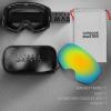 imageOutdoorMaster Ski Goggles PRO  Frameless Interchangeable Lens 100 UV400 Protection Snow Goggles for Men ampamp WomenZasian Fitrevogold Vlt 11